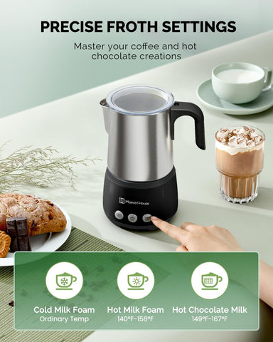 Maestri House batidora de leche, espuma fría para bebidas refrescantes