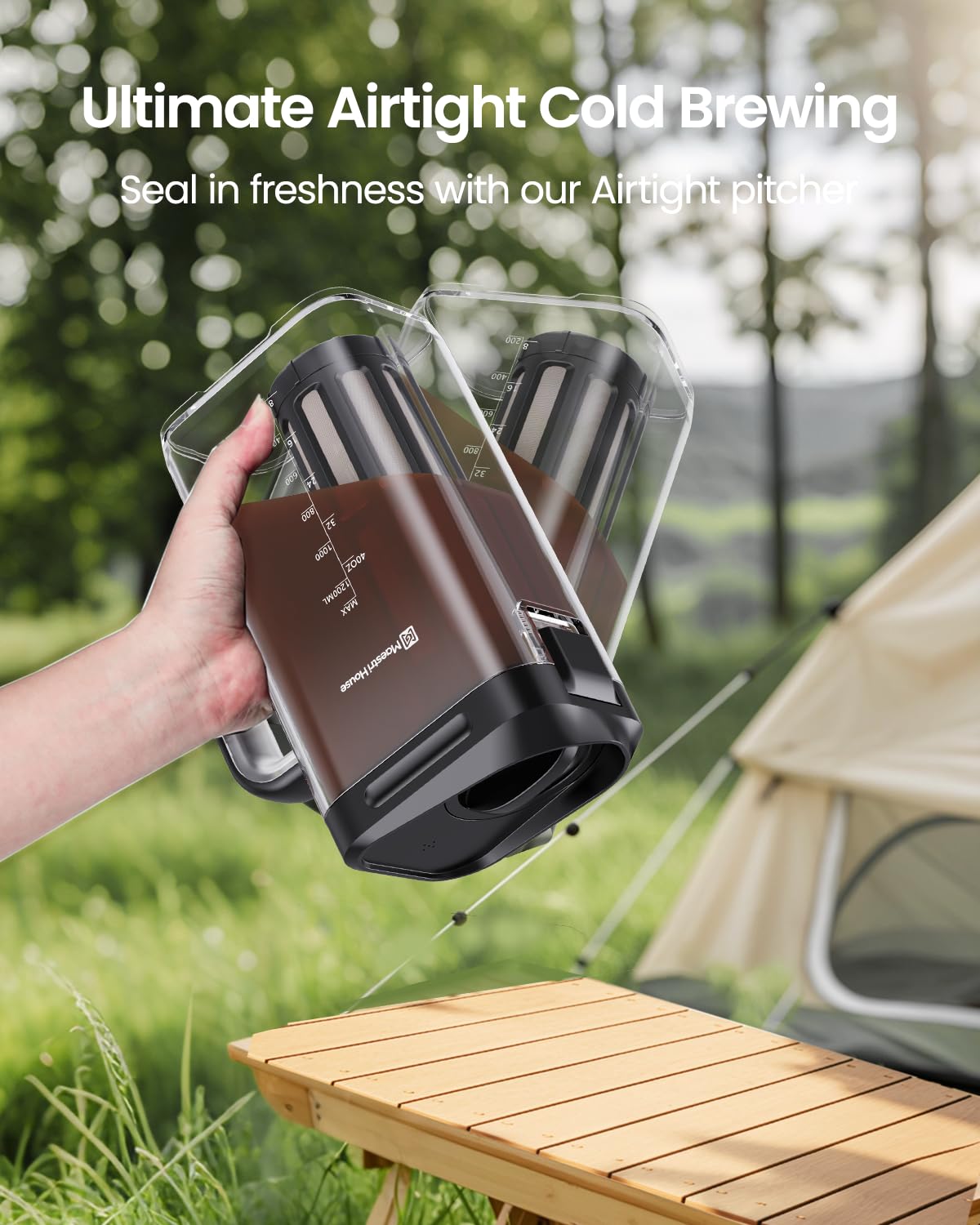 Maestri House: capacidad 40oz para 6–7 tazas.