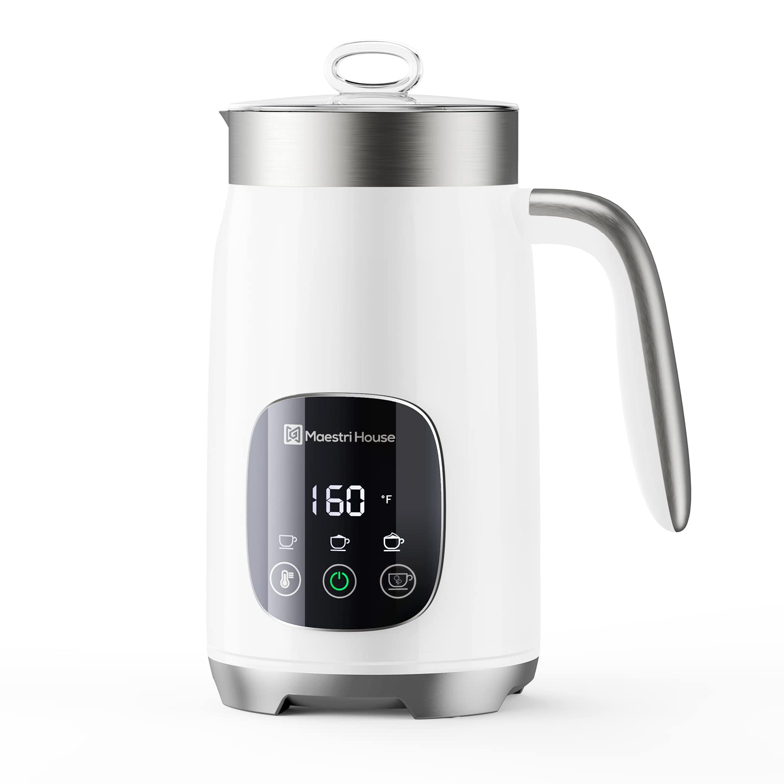Maestri House DualFro 400, jarro leche, espuma cremosa para café