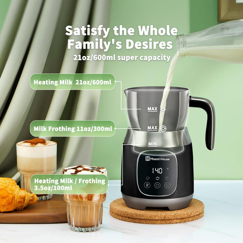 Maestri House DualFro 600 temperatura ajustable para café con leche perfectos