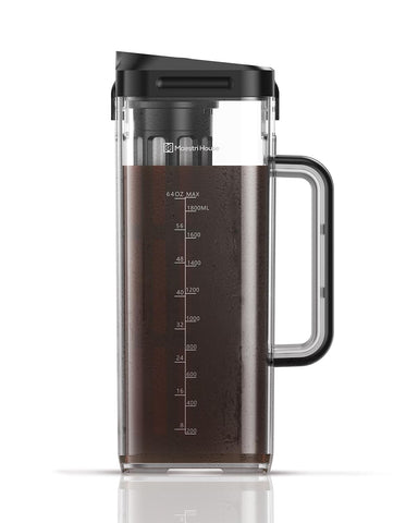 Maestri House jarra cafe frio 64oz lista para preparar café o té helado en casa