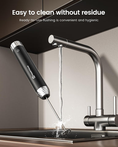 LunaFro Max limpieza sencilla y soporte compacto para almacenamiento.