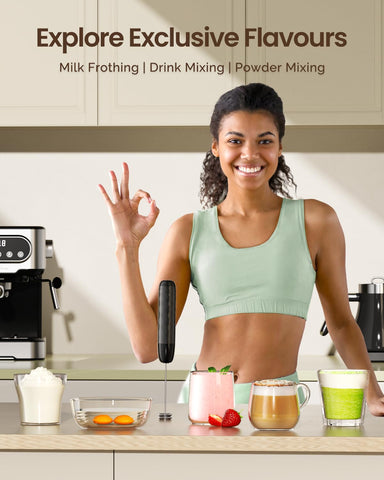 Maestri House LunaFro Mini – ideal para café, latte y matcha.