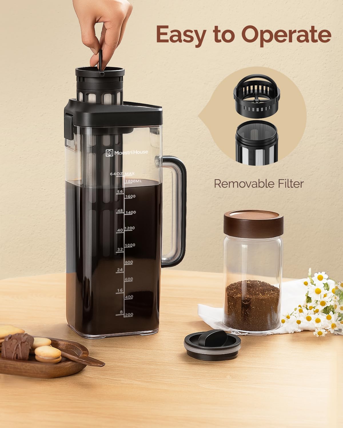 Maestri House material TRITAN sin BPA y resistente