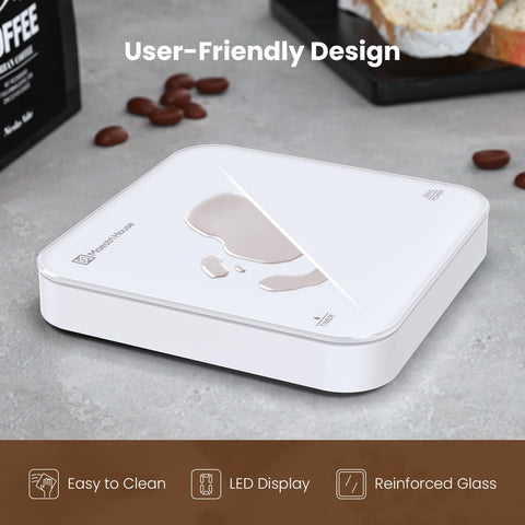 Maestri House Mini Coffee Scale diseño elegante y resistente al uso diario