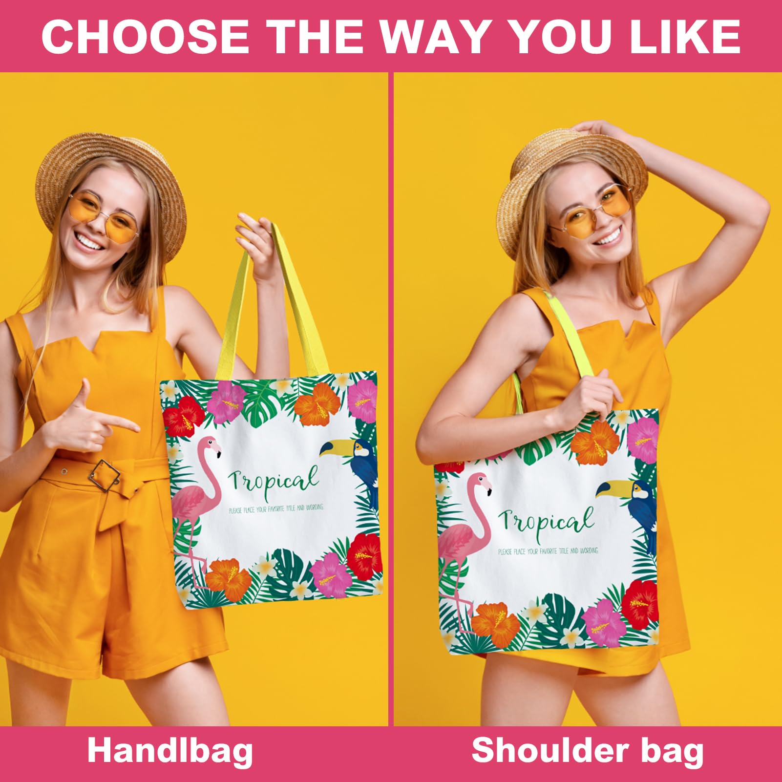 Bolsa de compras MAFYE de lona, usos múltiples para compras y eventos.
