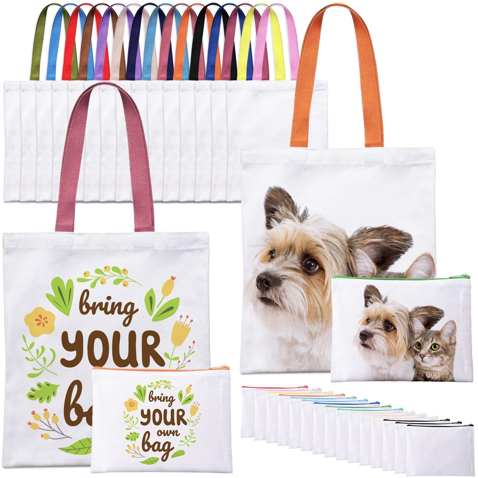 MAFYE bolsa tote de sublimación en frontal para personalizar con tus diseños