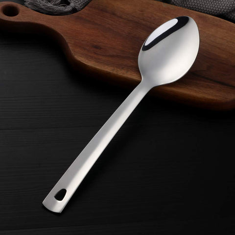 Magatu cucharones de acero inoxidable con mango largo, servicio preciso