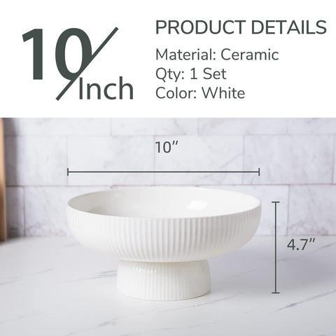 Magclay frutero pedestal desmontable, solución versátil para almacenamiento.