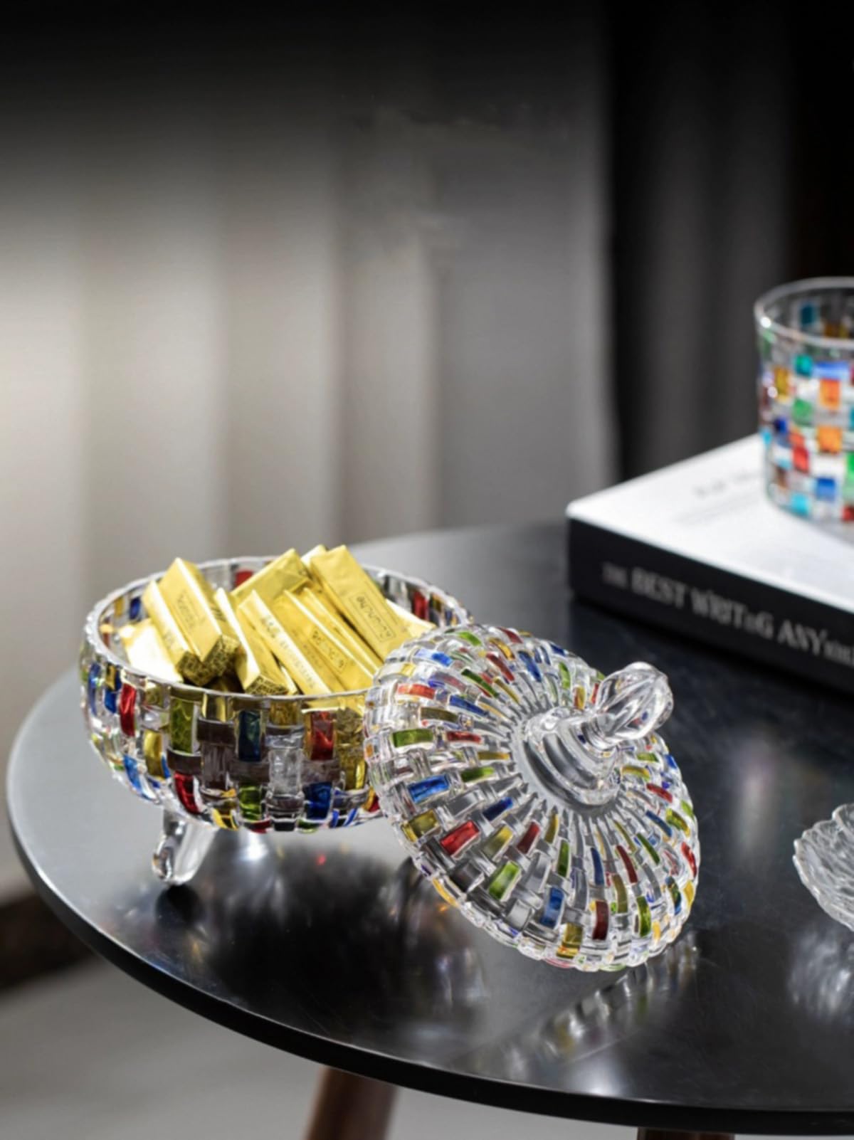 MAGCOLOR uso-joyas-almacenaje, organizador de cristal para anillos y collares.