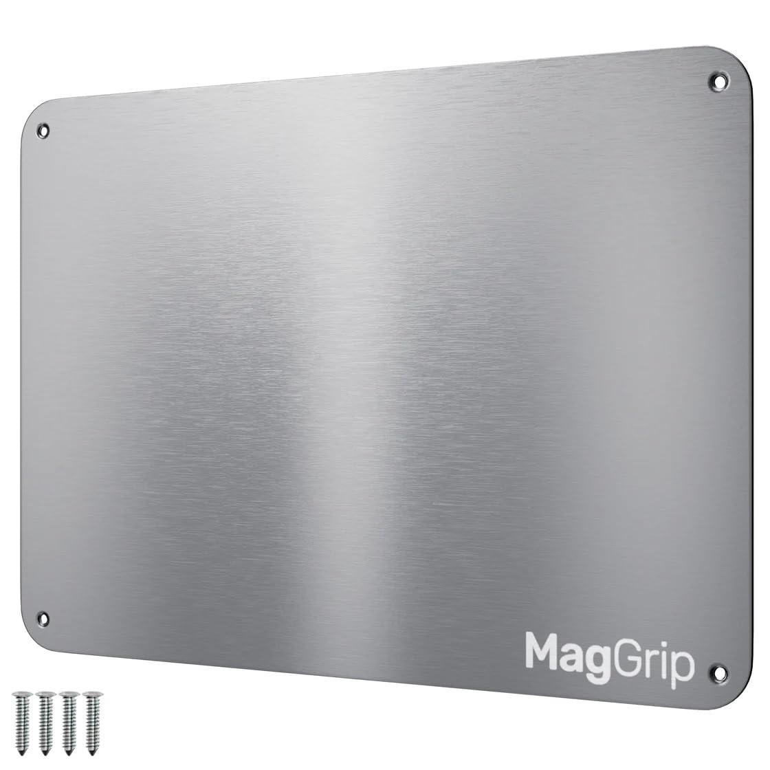 MagGrip placa de acero inoxidable para imanes, superficie magnética estable para organización en cocina