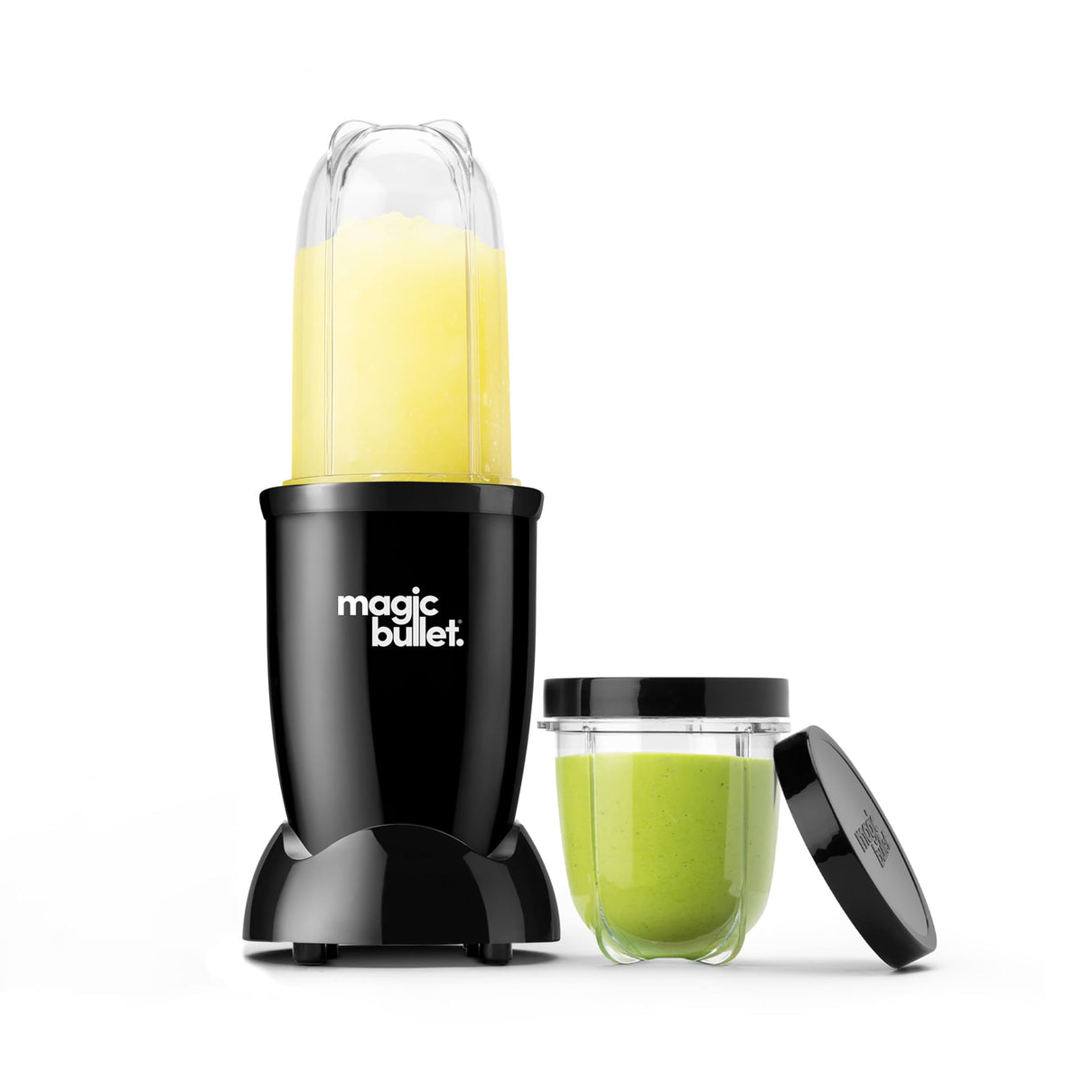Magic Bullet base 250W lista para licuados rápidos y consistentes.