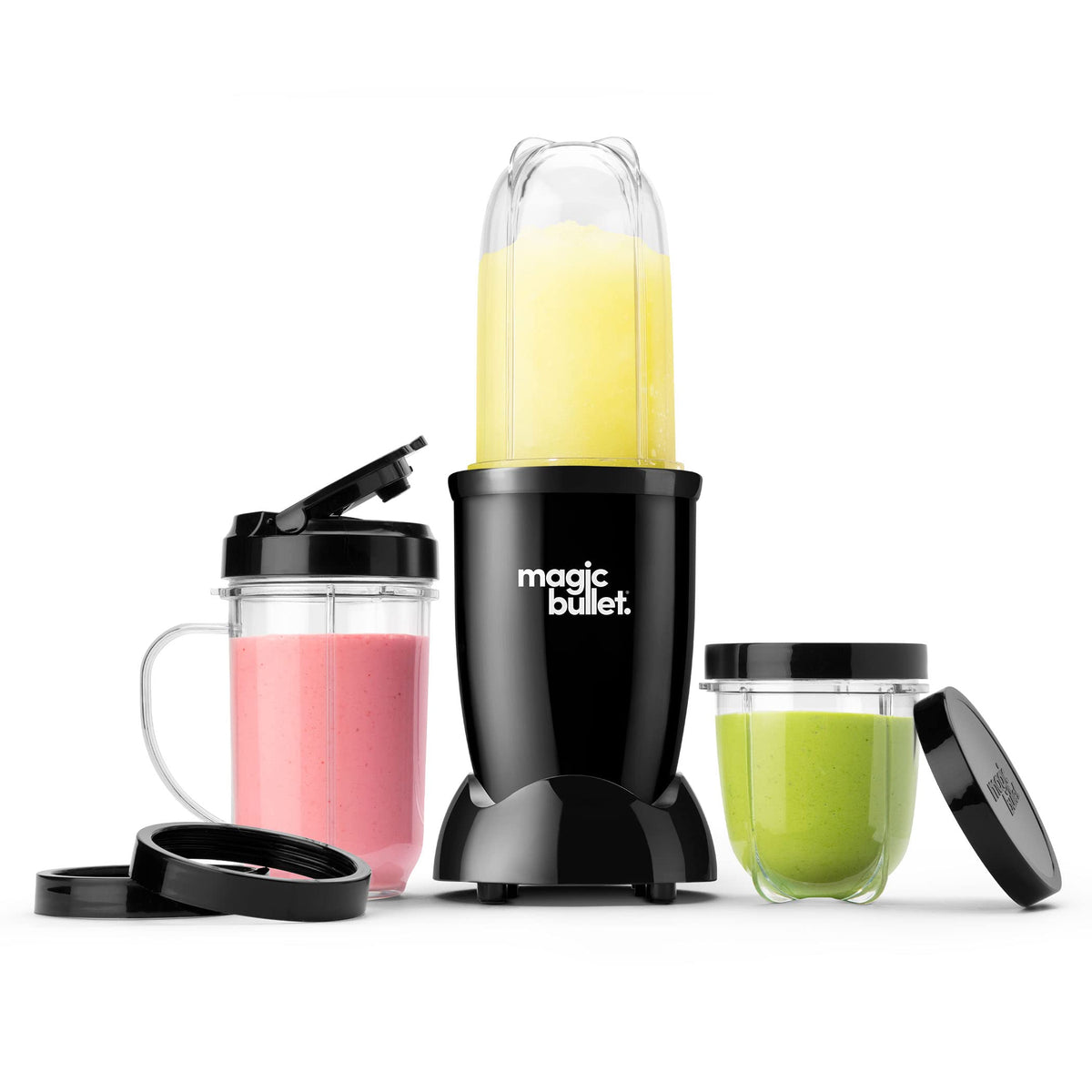 Base negro compacto de Magic Bullet para batidos y salsas rápidas