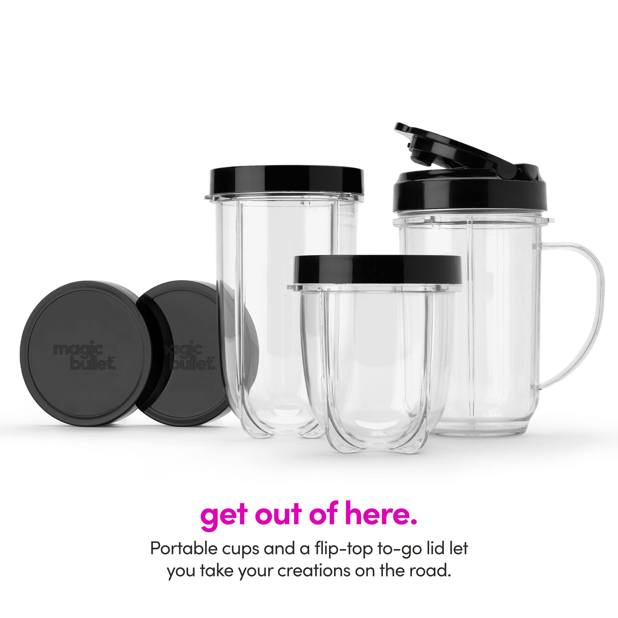 Taza corta de Magic Bullet para porciones rápidas y sencillas