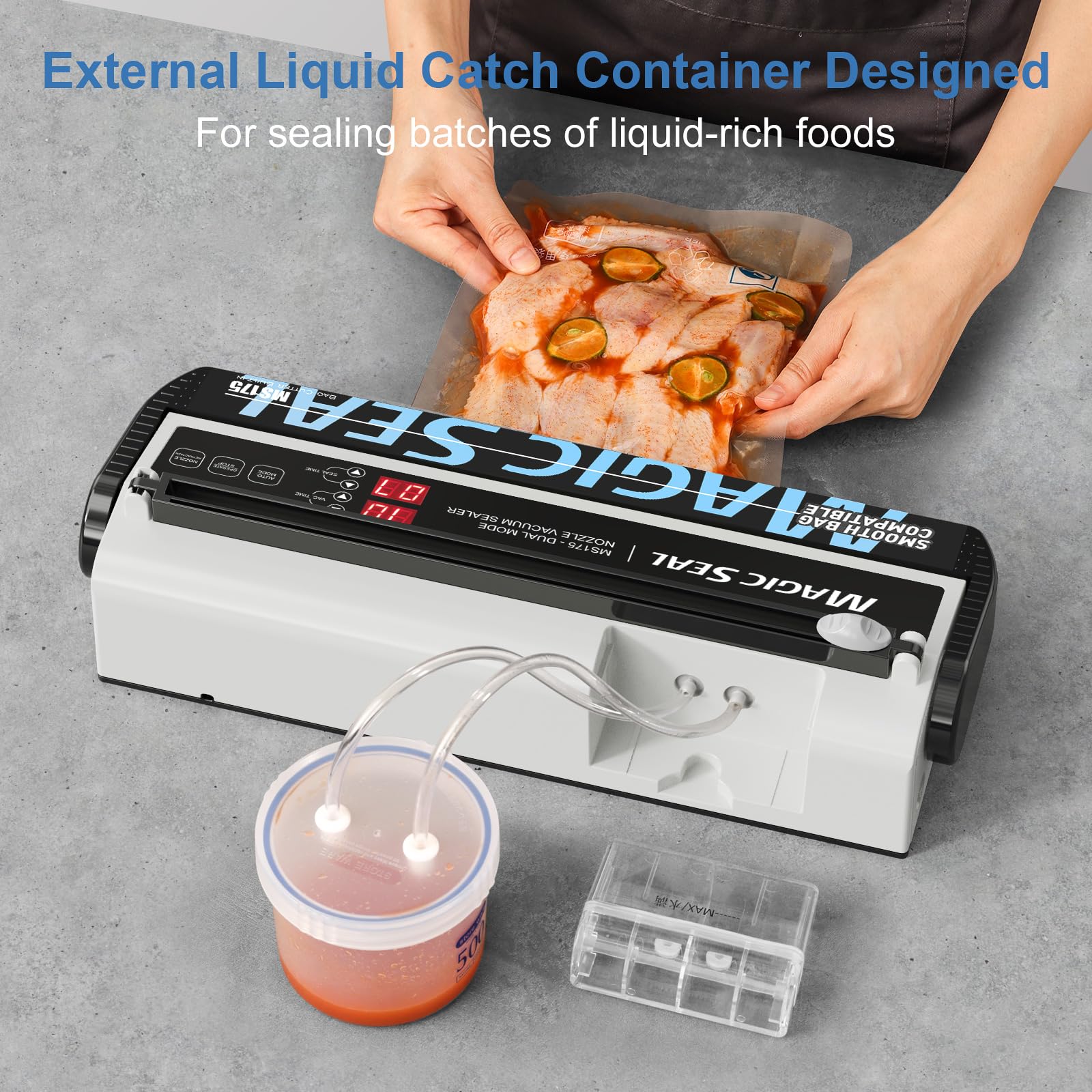 Magic Seal MS175 barra de sellado 12 pulgadas garantiza cierres herméticos