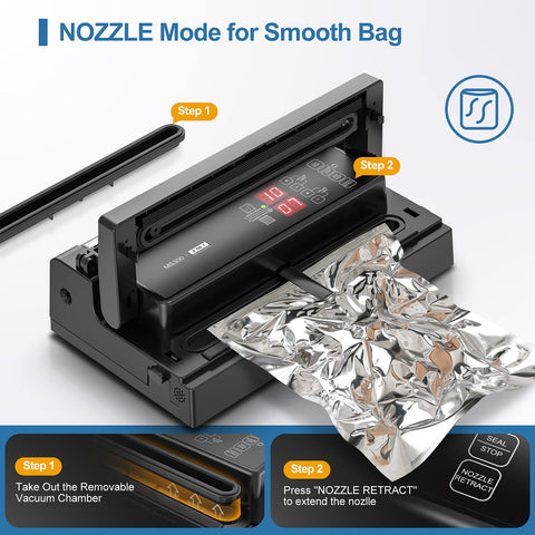 MS300 de MAGIC SEAL, doble bomba con enfriamiento automático para uso continuo