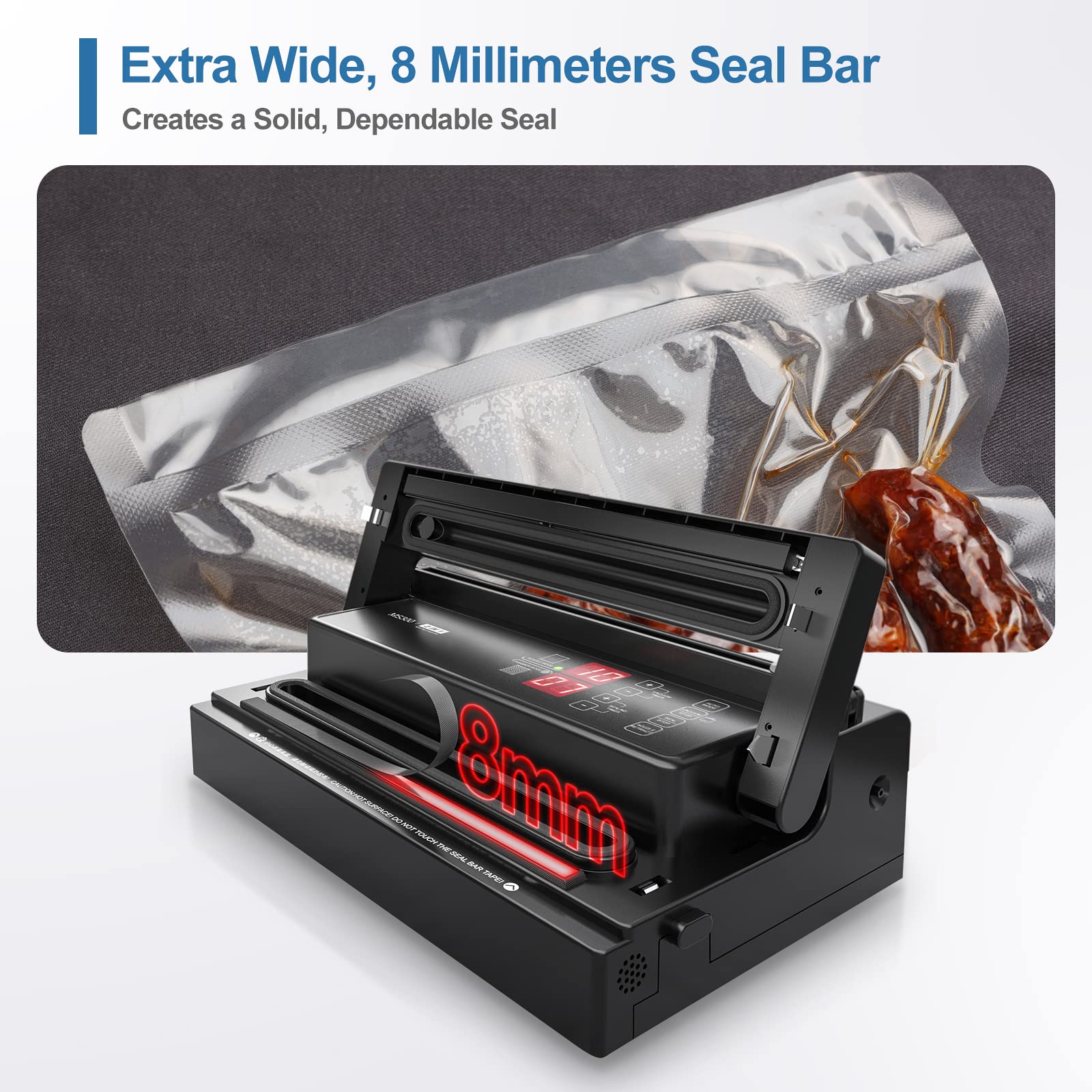 MS300 de MAGIC SEAL, operación automática y manual para controlar vacío