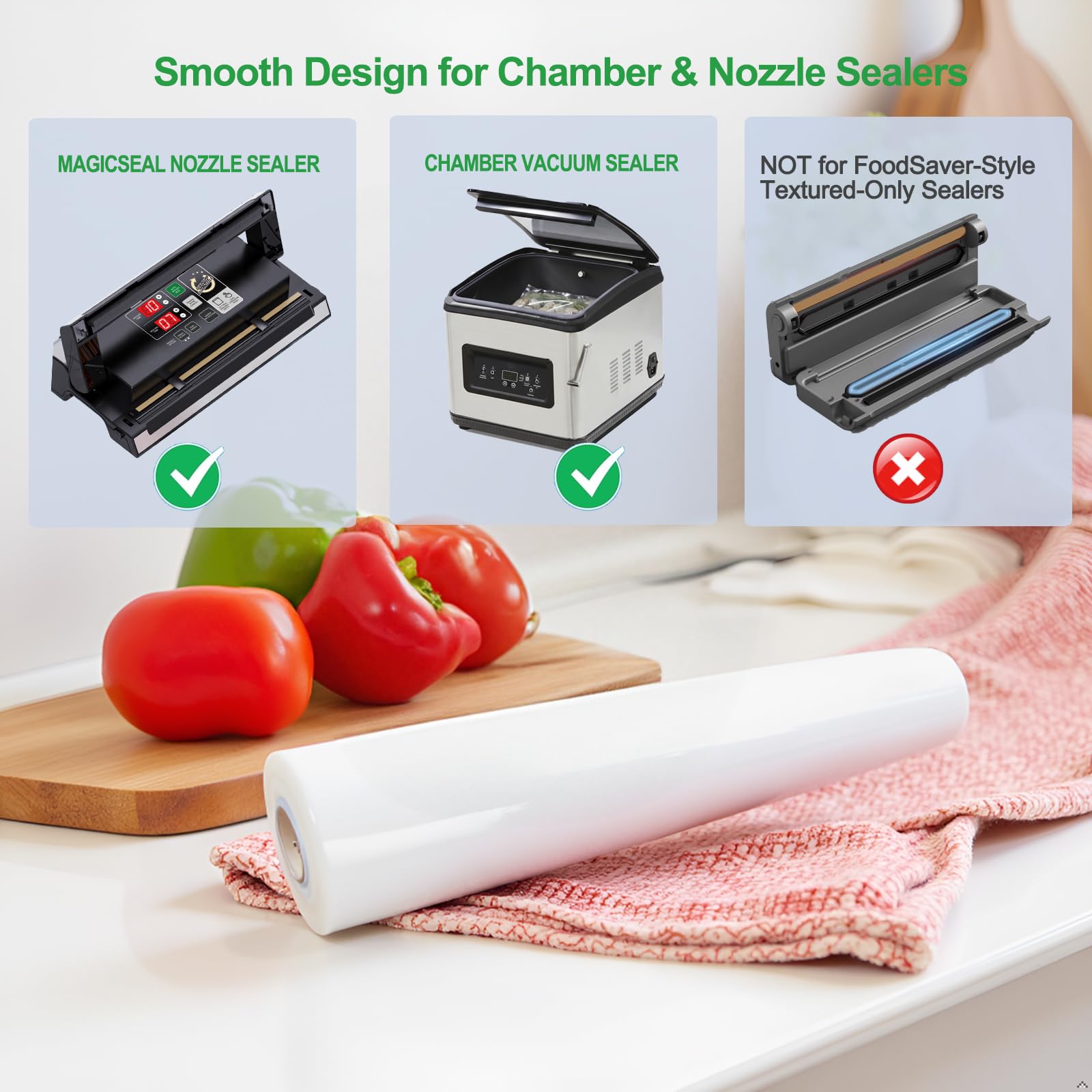 magic seal bolsa sous vide en olla demostrando compatibilidad con cocción a baja temperatura
