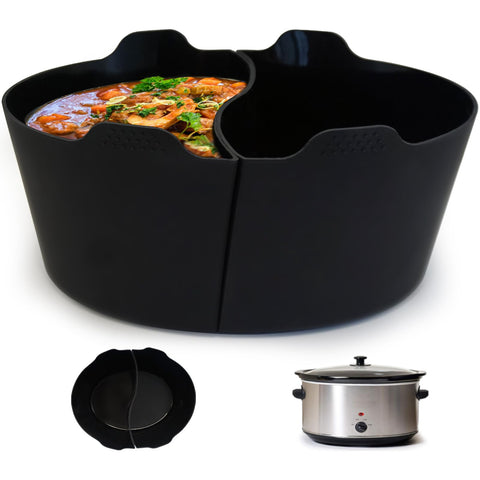 Magikichen forro de silicona para olla lenta de 8 qt, reutilizable y resistente al calor.