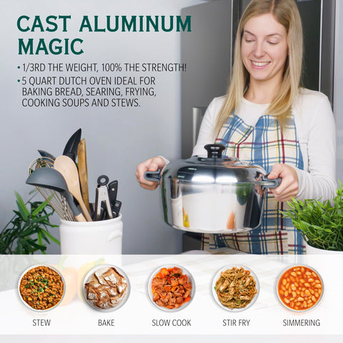 Magnaware Olla Holandesa con diseño vintage y durabilidad