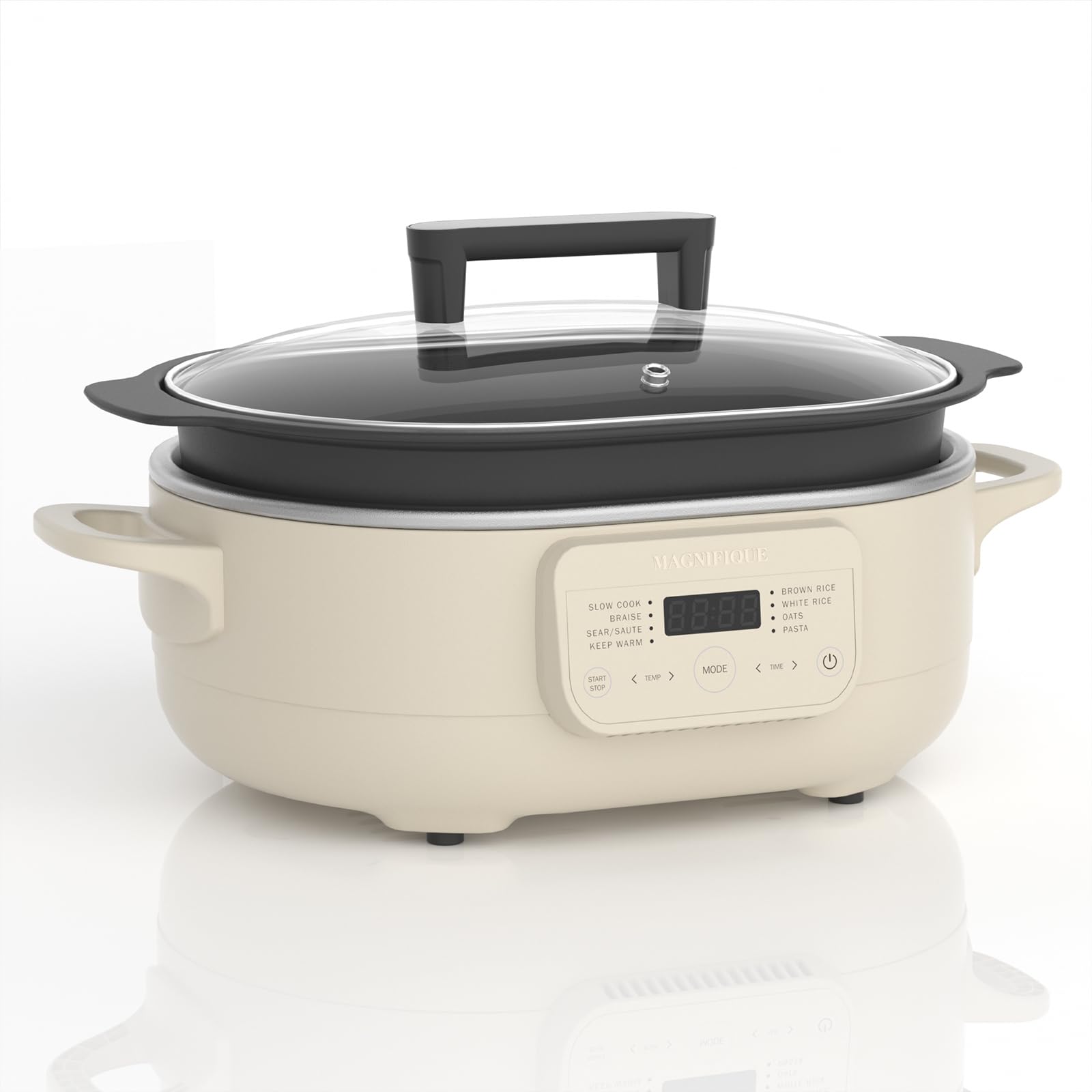 MAGNIFIQUE EXPERIENCE DELIGHT multi-cooker 6qt frente: ideal para preparar comidas familiares.