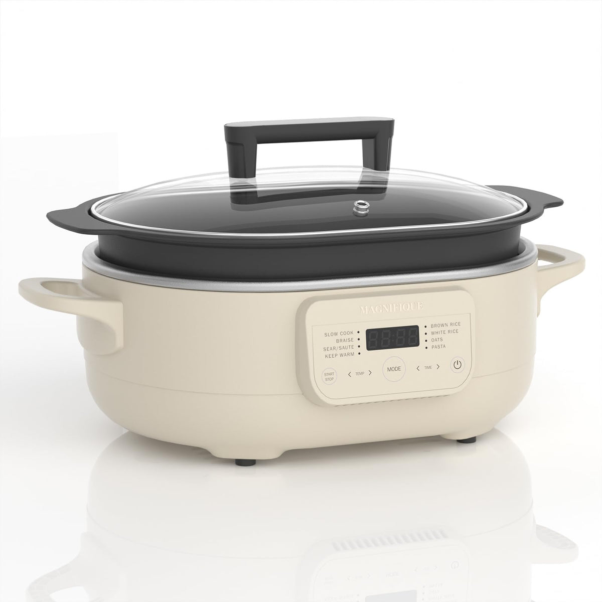MAGNIFIQUE EXPERIENCE DELIGHT multi-cooker 6qt frente: ideal para preparar comidas familiares.