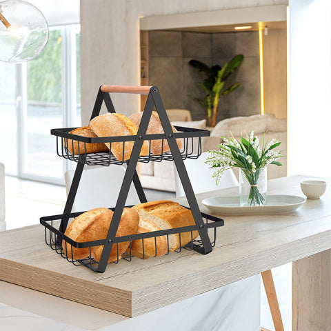 mahueeol estante para frutas y hortalizas compacto para cocina