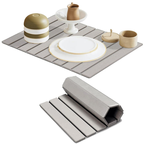 Maigandamai mat secado platos grande, absorbe agua rápidamente para un secado al aire