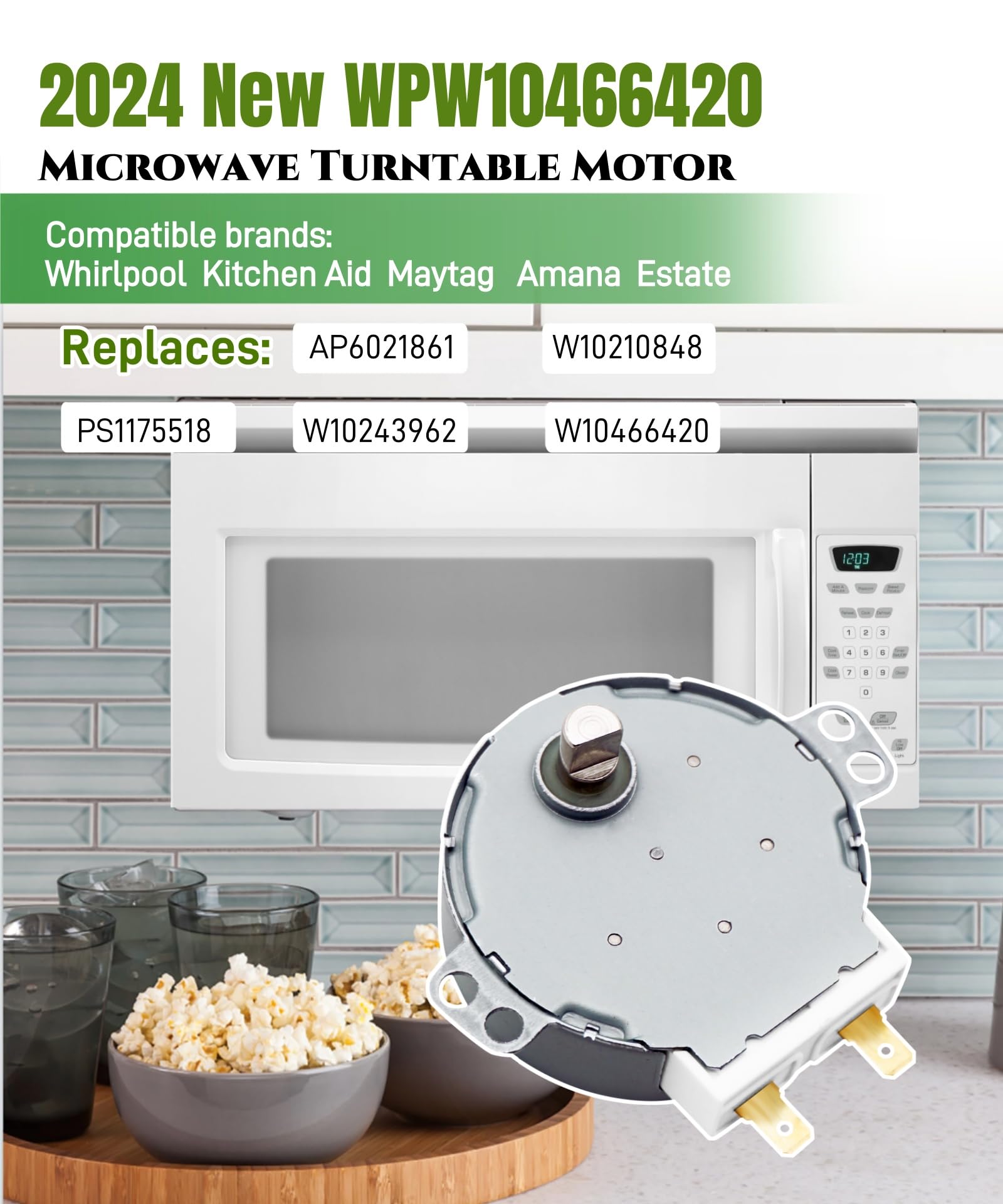 Maigoo: reemplazo WPW10466420 para microondas, solución fiable.