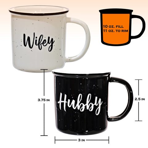 MAINEVENT taza para él, 11 oz, uso diario resistente