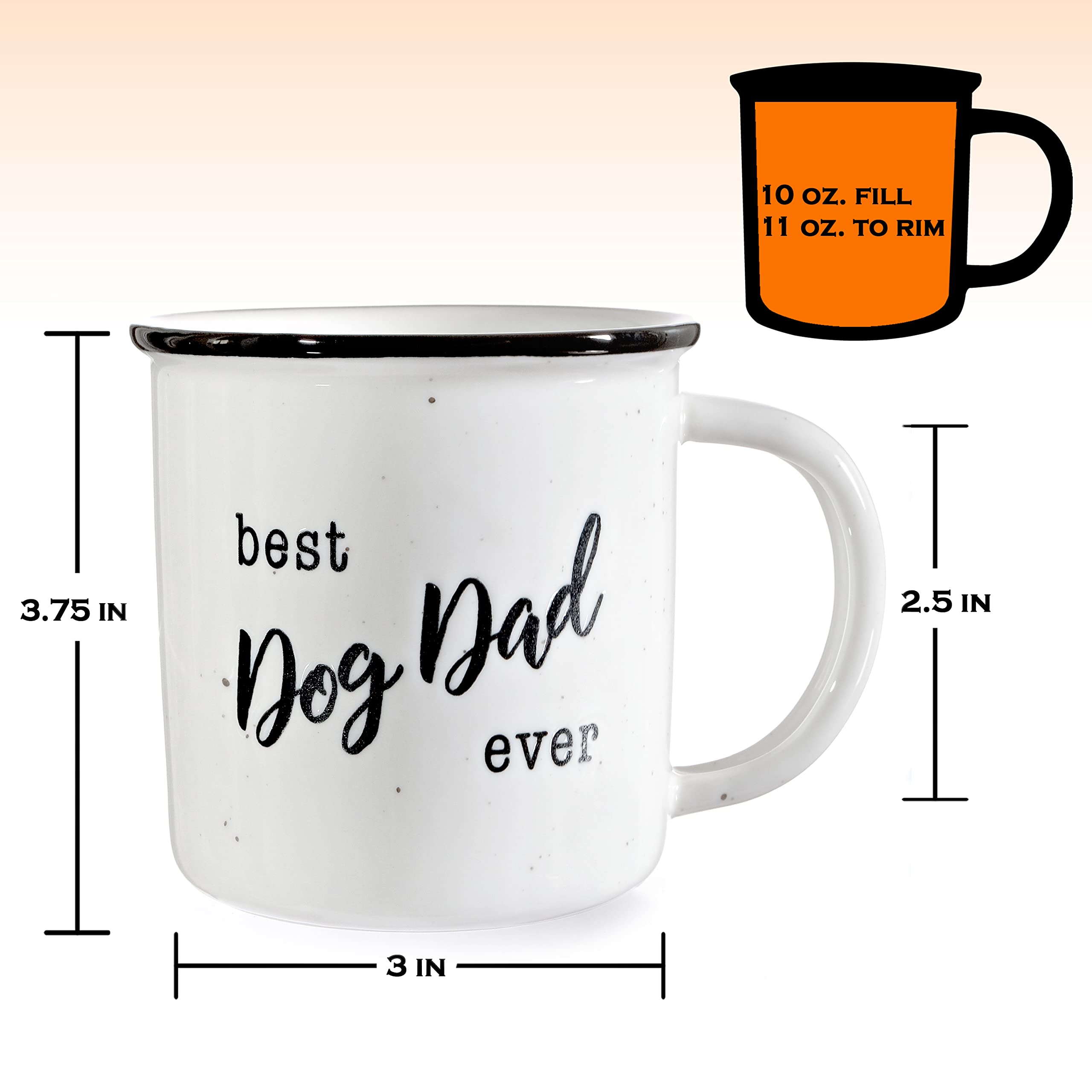 MAINEVENT Taza-regalo-papa-perro, regalo ideal para cualquier ocasión.