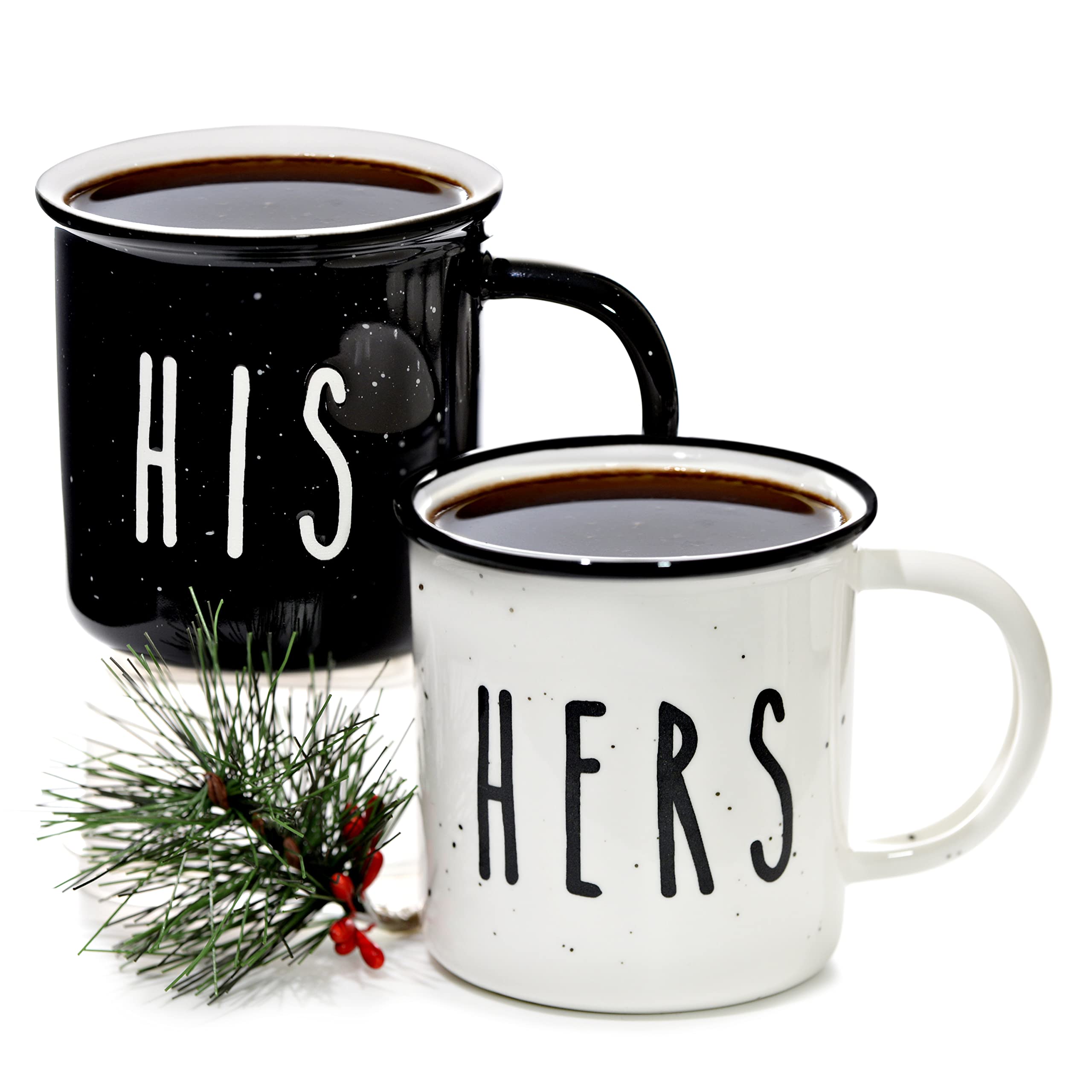 MAINEVENT tazas para pareja, regalo perfecto para quienes disfrutan del café.