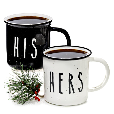MAINEVENT tazas para pareja, regalo perfecto para quienes disfrutan del café.