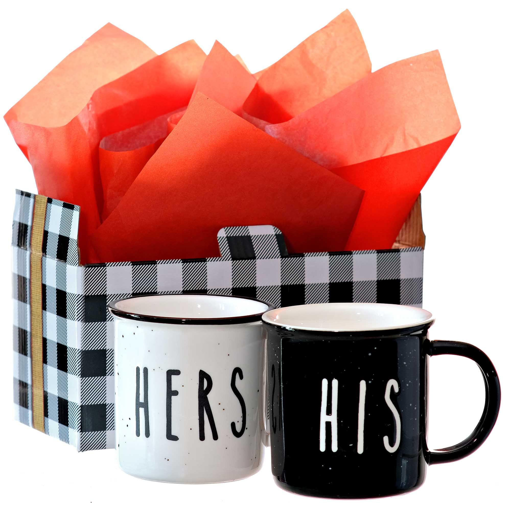 MAINEVENT tazas para pareja 11 onzas, ideal para empezar el día juntos.
