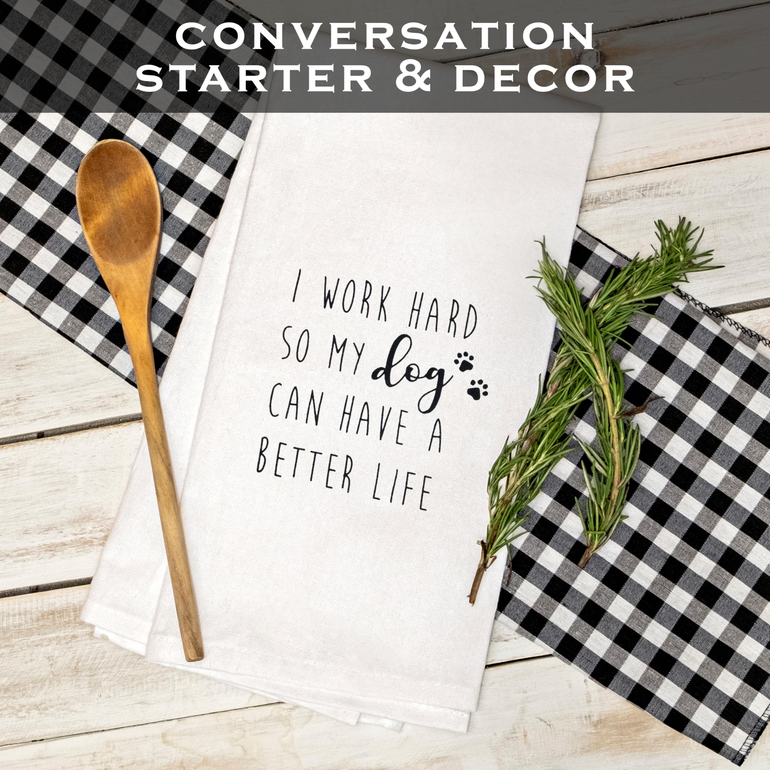 MAINEVENT: toalla de cocina con amor perruno para momentos de cocina.