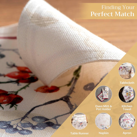Ideal para Navidad y cenas festivas con Maison d' Hermine Equinoxe beige.