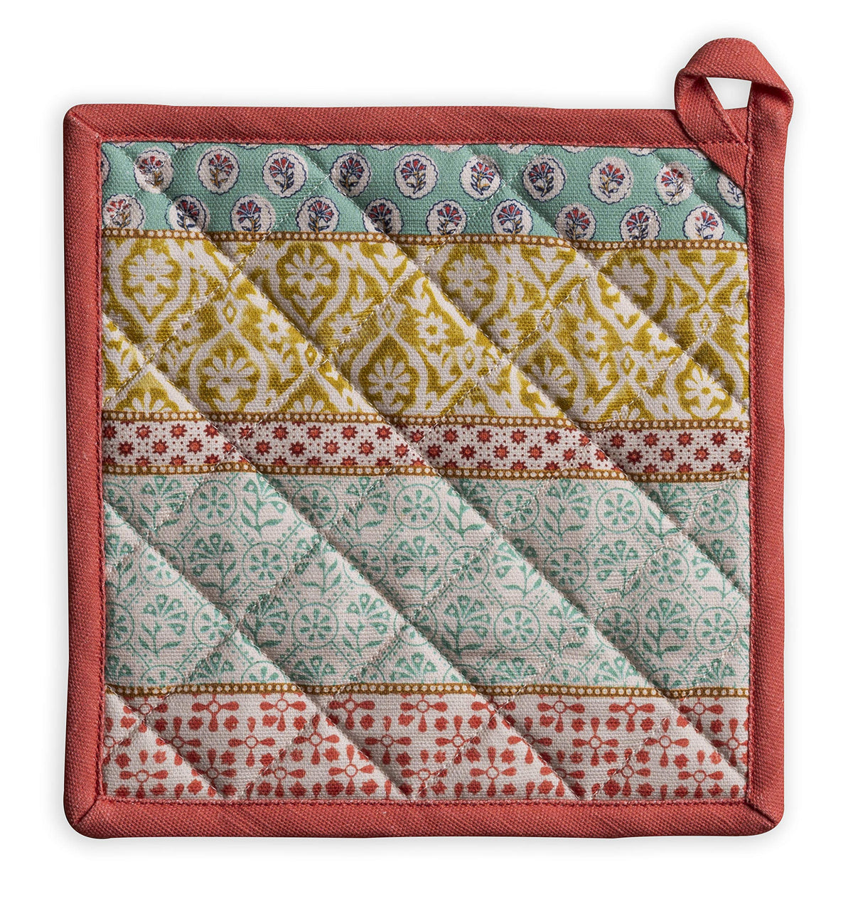 Maison d' Hermine, manopla para cocina Provence 8x8, agarre seguro para ollas.