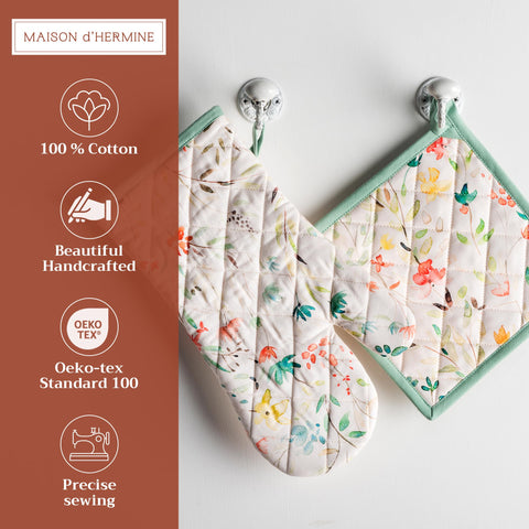 Maison d' Hermine manopla horno diseño artístico para cocinar con estilo