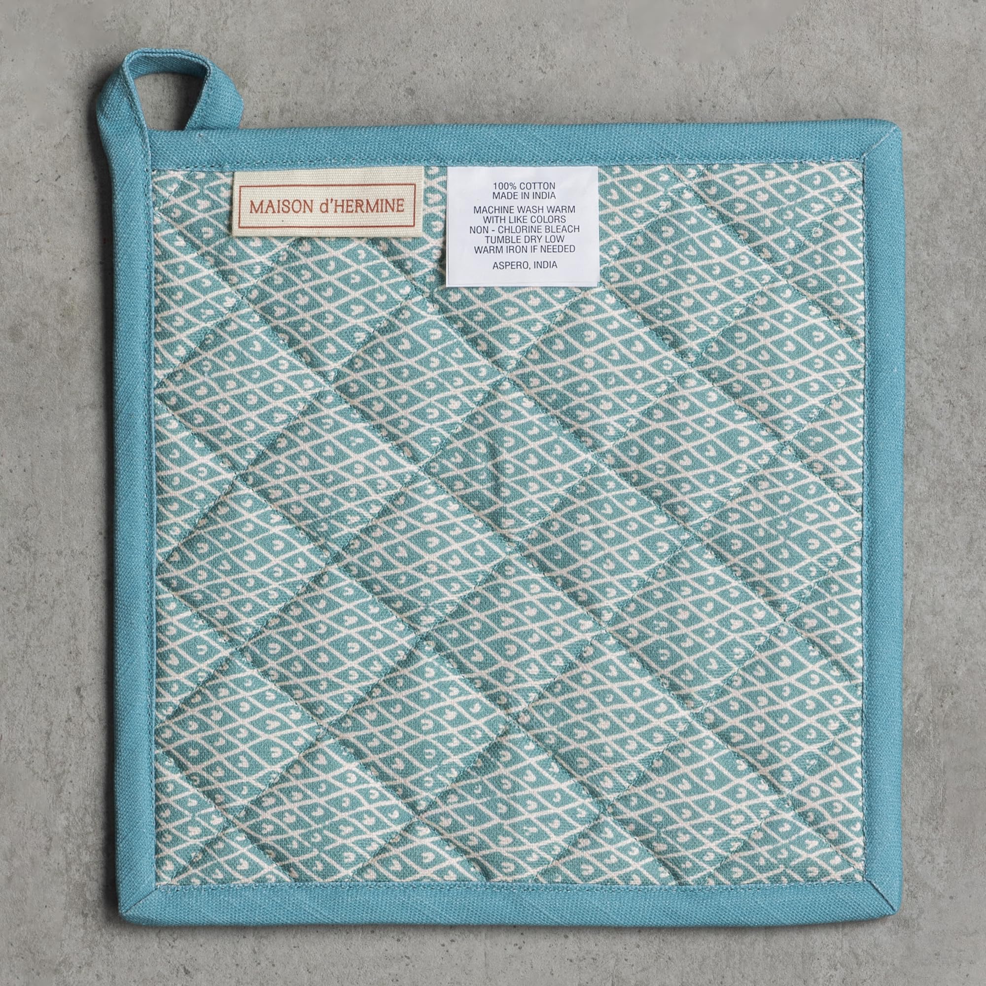 Maison d' Hermine set de manoplas para cocina, perfecto para regalo práctico y bonito.
