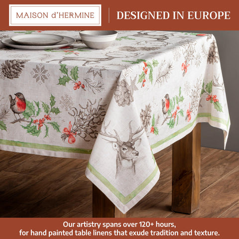 Mantel Maison d' Hermine de algodón 100% para uso diario.