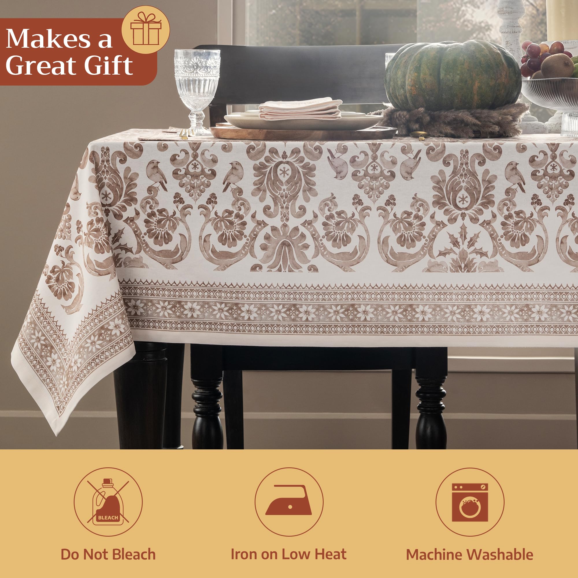 Mantel para cena familiar Maison d'Hermine, elegante y práctico para reuniones.