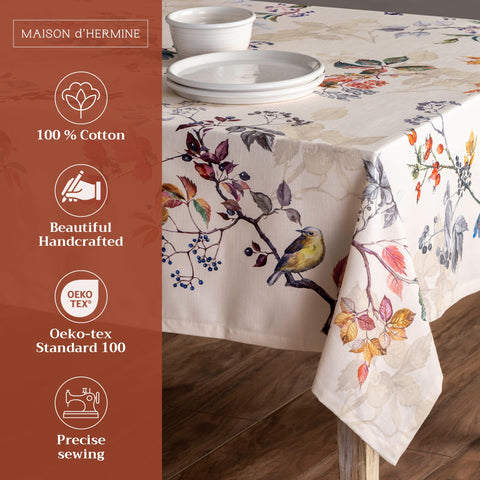 Maison d' Hermine detalle de acuarela europeo, añade elegancia a la mesa.