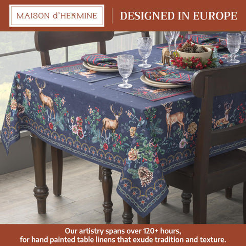 Mantel Maison d' Hermine con diseño acuarela exquisito para mesas de otoño.