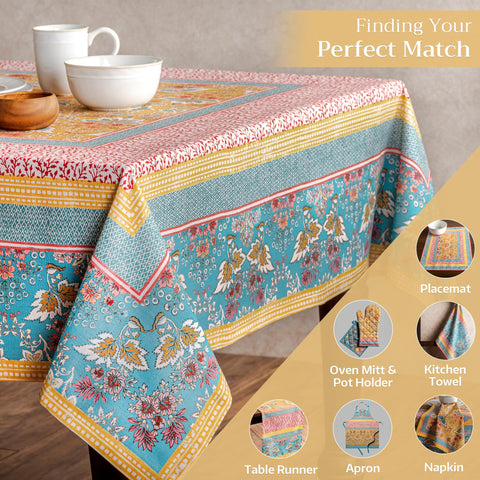 Maison d' Hermine mantel rectangular conjunto ideal con servilletas coordinadas.