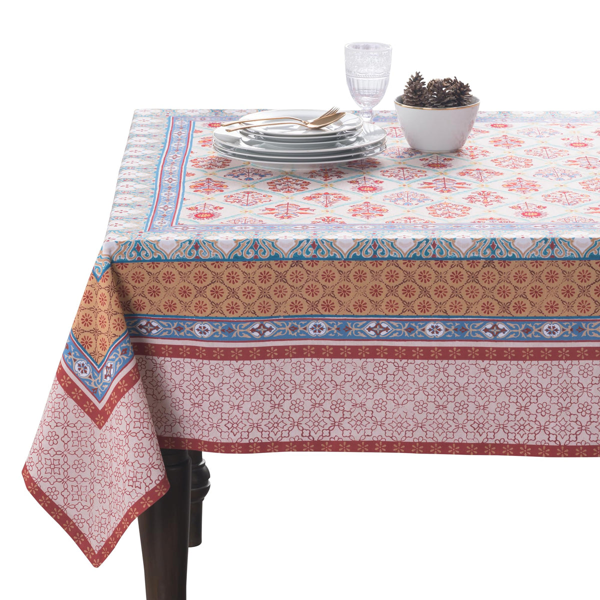 Maison d' Hermine mantel Romane con diseño acuarela para mesas festivas