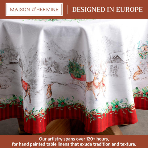 Mantel Maison d'Hermine, detalle colores vivos para ocasiones especiales