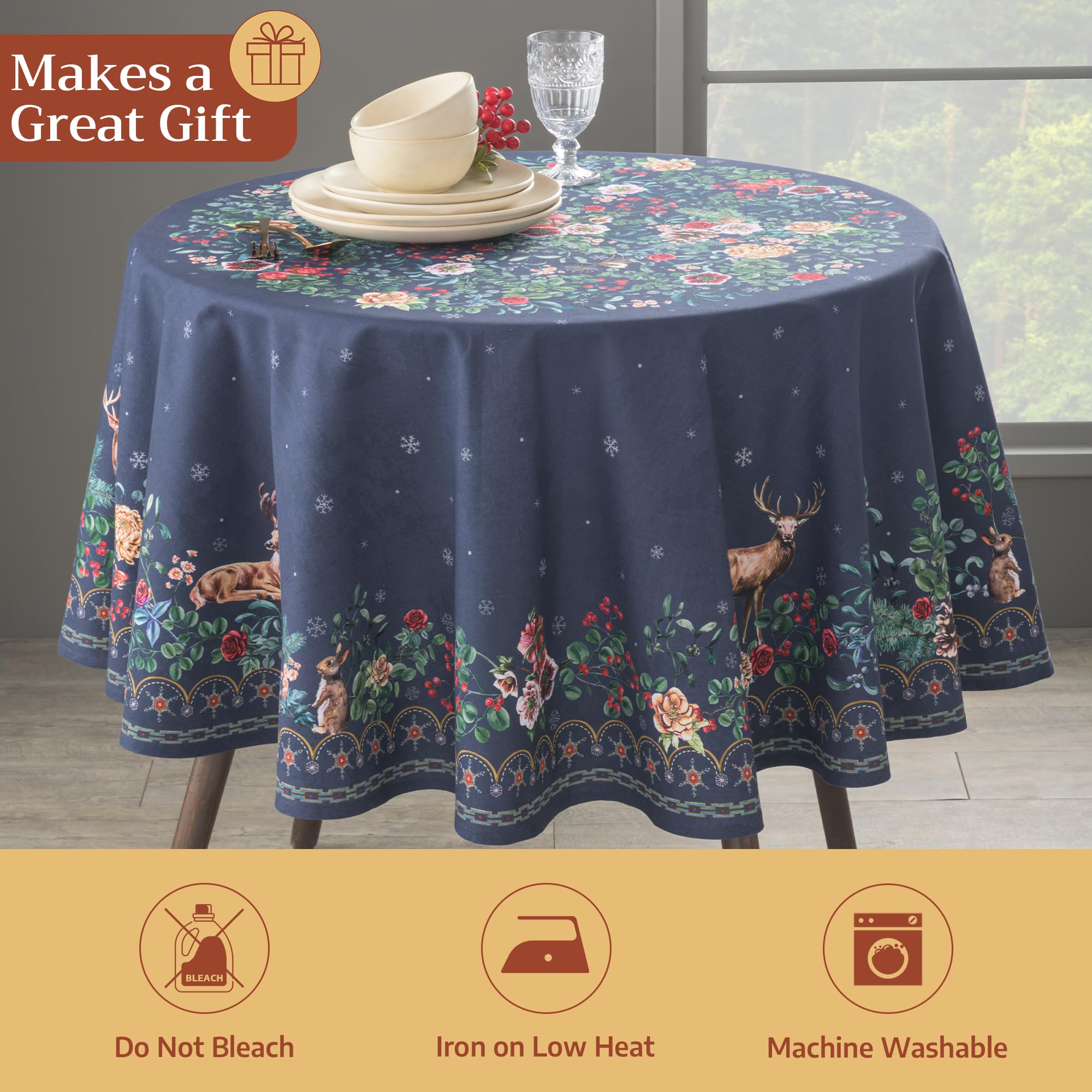 Mantel fácil de cuidar Maison d' Hermine para uso repetido.