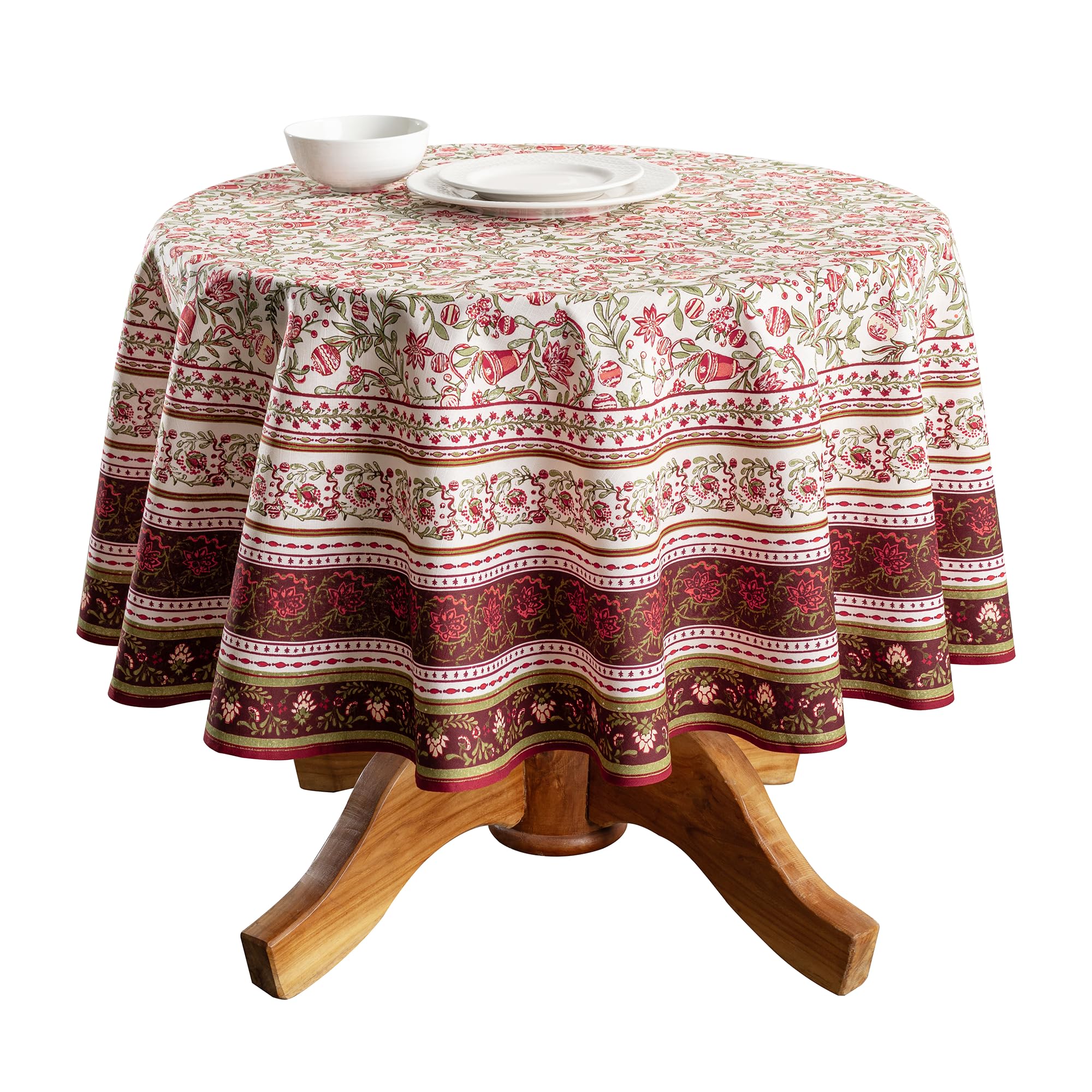 Mantel redondo de Maison d'Hermine para comidas formales