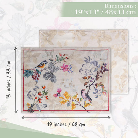 Manteles reutilizables Maison d' Hermine fáciles de lavar y cuidar.