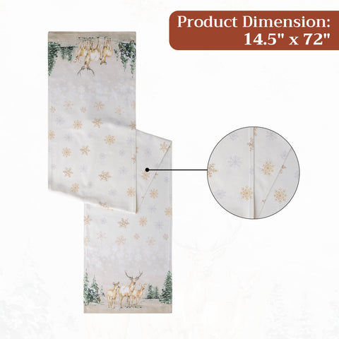 Paso de mesa Maison d'Hermine Navidad, añade elegancia festiva a la mesa.
